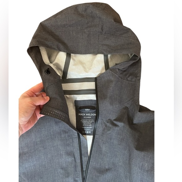 NWOT MARC WELDON storm chaser rain jacket grey size XXL outdoor casual - Picture 10 of 15